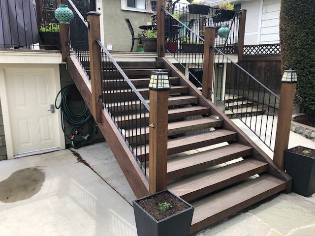 Stairs and railings